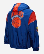 NBA New York Knicks Mitchell & Ness Half-Zip Windbreaker Jacket