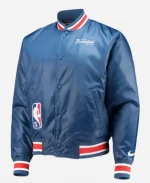 NBA Nike Blue 75th Anniversary Courtside Jacket