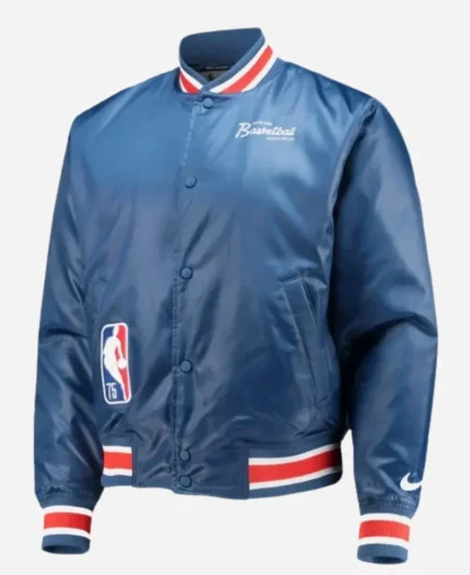 NBA Nike Blue 75th Anniversary Courtside Jacket