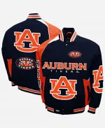 NCAA 2025 Auburn Tigers Cotton Twill Bomber Jacket