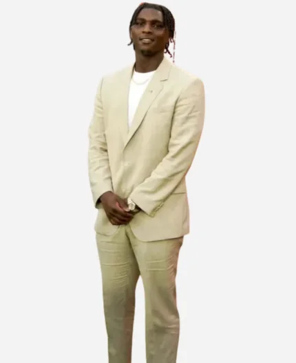 NFL Draft 2025 Cam Ward Beige Suit