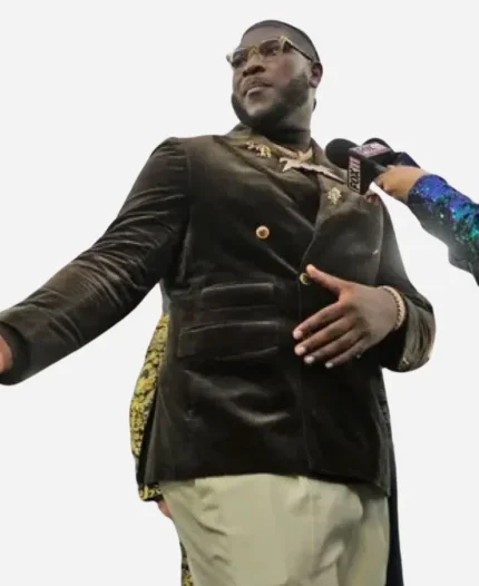 NFL Draft 2025 Green Bay, Wisconsin Tyler Booker Brown Velvet Blazer