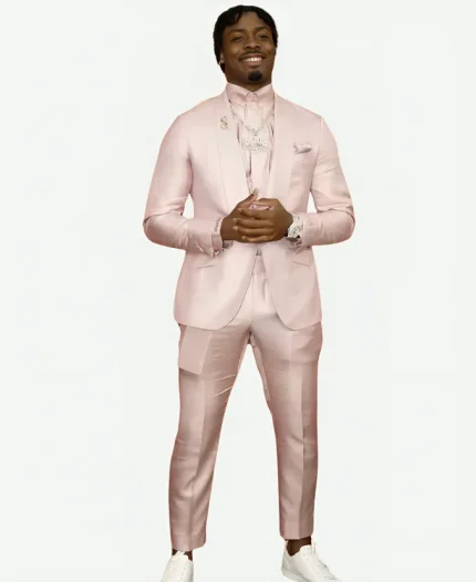 NFL Draft 2025 Malaki Starks Pink Suit