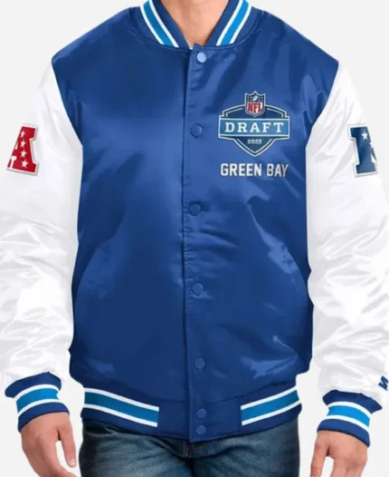 NFL Draft 2025 Starter Letterman Varsity Jacket