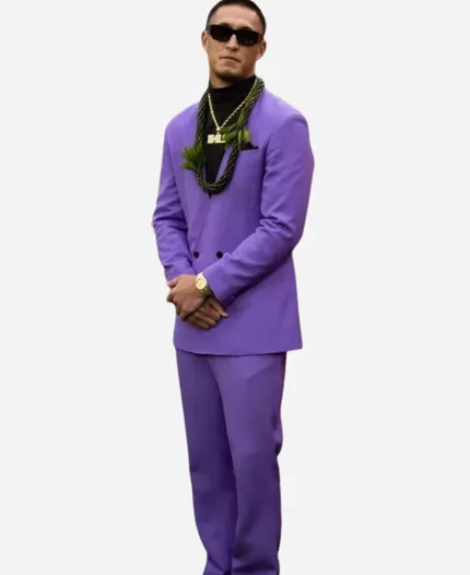 NFL Draft 2025 Tetairoa McMillan Purple Suit