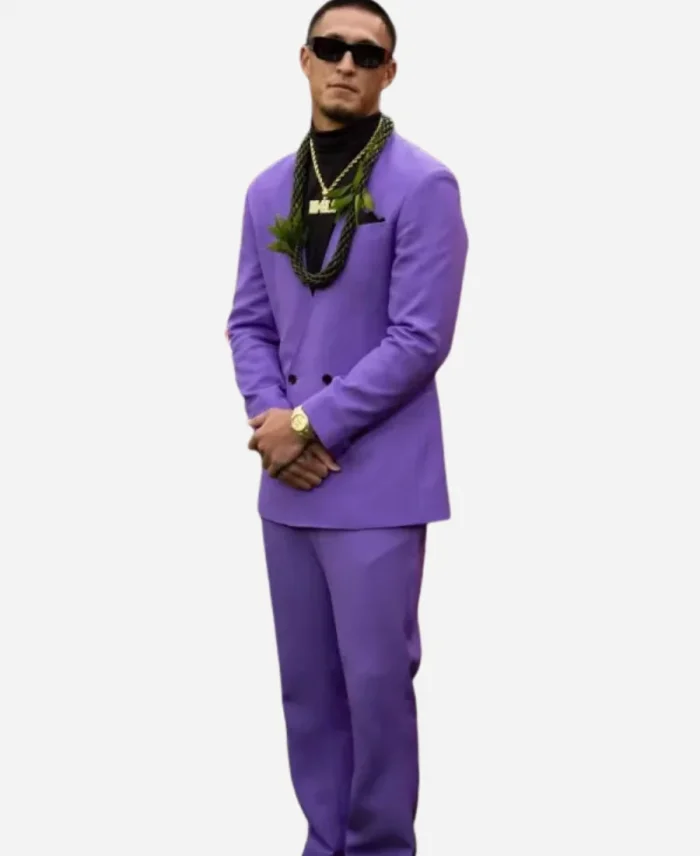 NFL Draft 2025 Tetairoa McMillan Purple Suit
