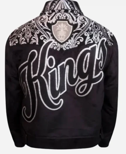NHL Team 2025 Los Angeles Kings Black Suede Leather Jacket For Unisex