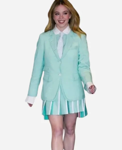 NYC Sydney Sweeney Mint Green Blazer