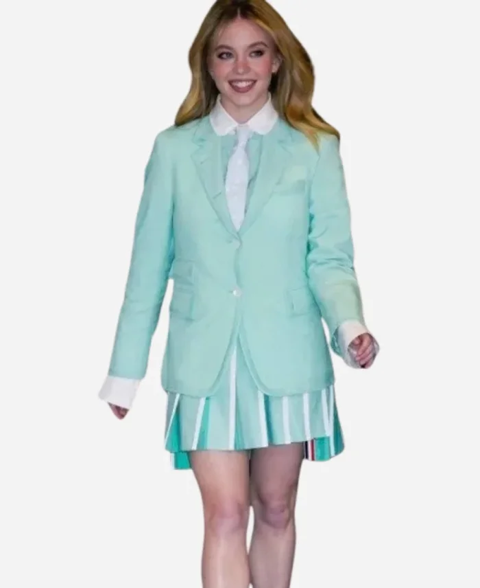 NYC Sydney Sweeney Mint Green Blazer
