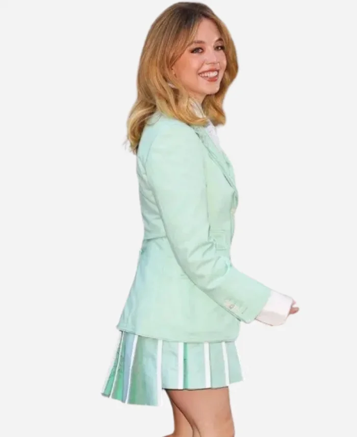 NYC Today Show Sydney Sweeney Mint Green Blazer
