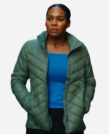Nadine Mills Supacell Green Jacket