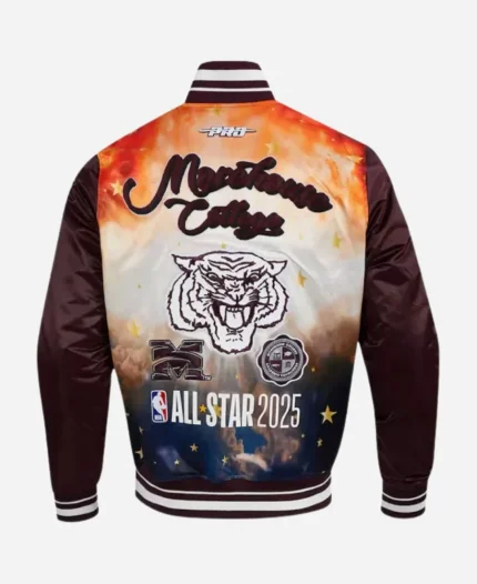 National Basketball Association 2025 All-Star Game Morehouse Collage Varsity Bomber Jacket