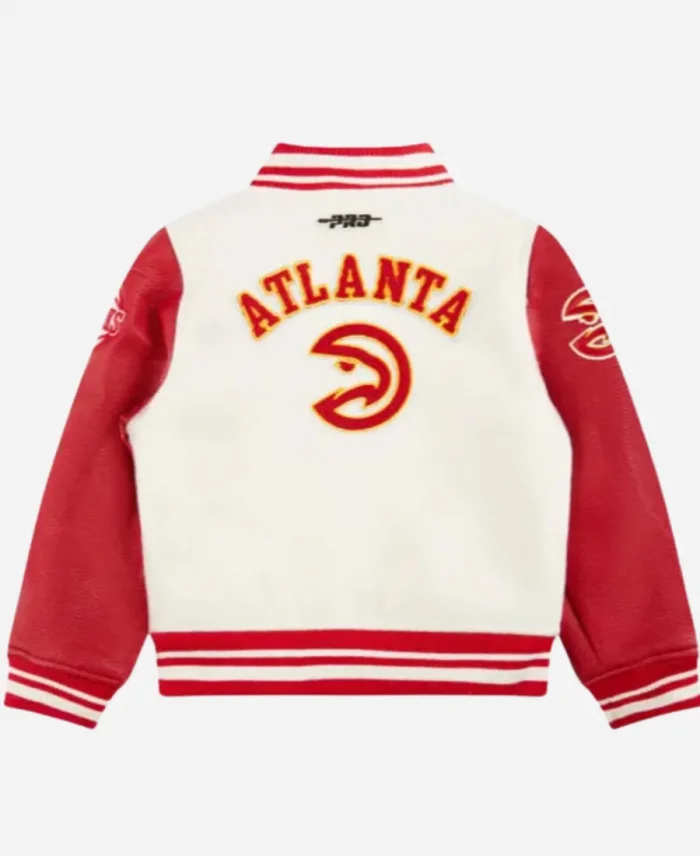 National Basketball Association Atlanta Hawks 2025 Wool Varsity Bomber Jacket