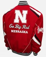 Nebraska Huskers Go Big Red Bomber Jacket For Sale