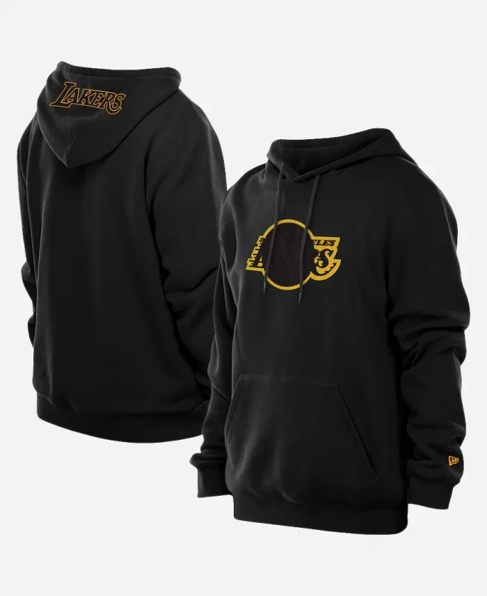 New Era Los Angeles Lakers Black Hoodie