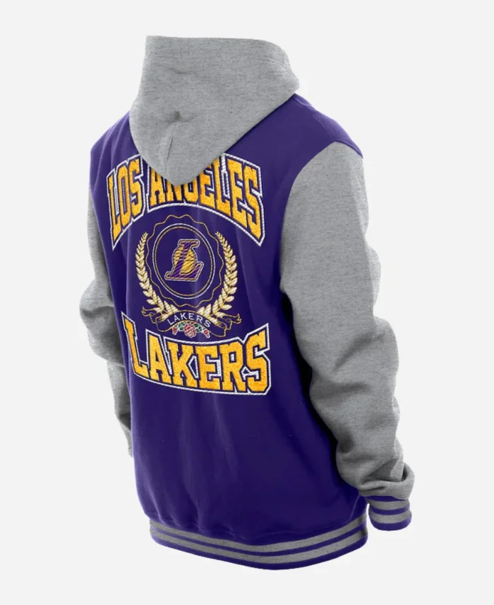 New Era Los Angeles Lakers Purple Jacket