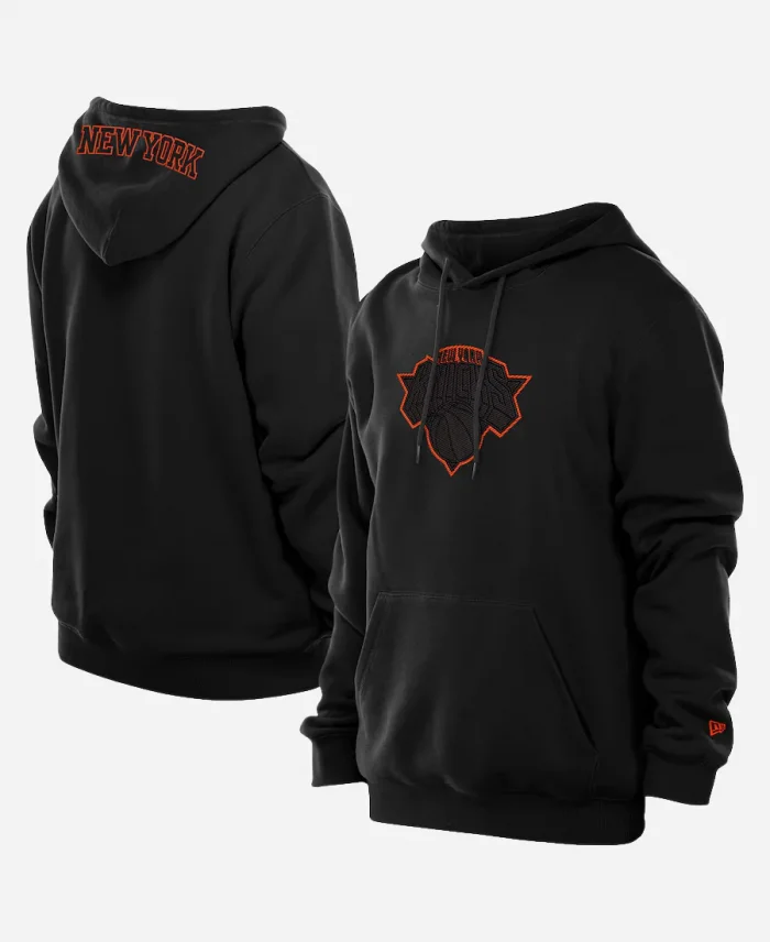 New Era New York Knicks Black Hoodie