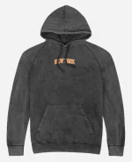 New York Knicks Charcoal Vintage Raglan Hoodie