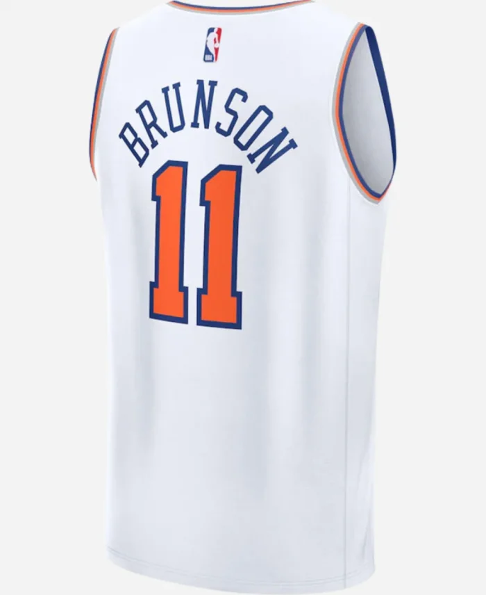 New York Knicks Jalen Brunson White Jersey For Sale