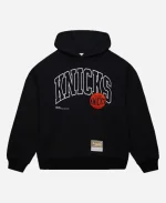New York Knicks Logo Over Black Hoodie