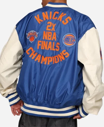 New York Knicks MA-1 Blue Bomber Jacket