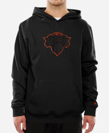 New York Knicks New Era Black Hoodie