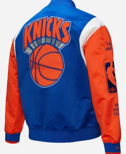 New York Knicks Team Origins Full-Snap Satin Jacket For Sale