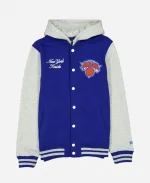 New York Knicks Throwback Prep Hooded Varsity Jacket