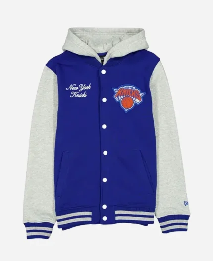 New York Knicks Throwback Prep Hooded Varsity Jacket