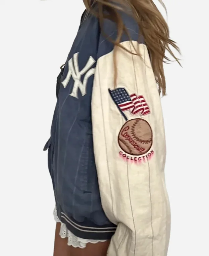 New York Yankees Vintage Zip Up Jacket