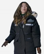 Nichole Sakura The Finnish Line Hooded Black Jacket