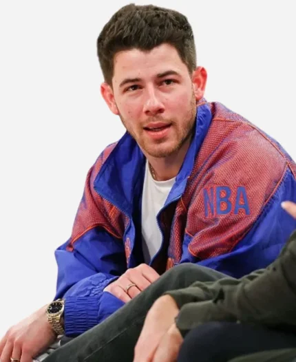 Nick Jonas NBA Playoffs Windbreaker Jacket