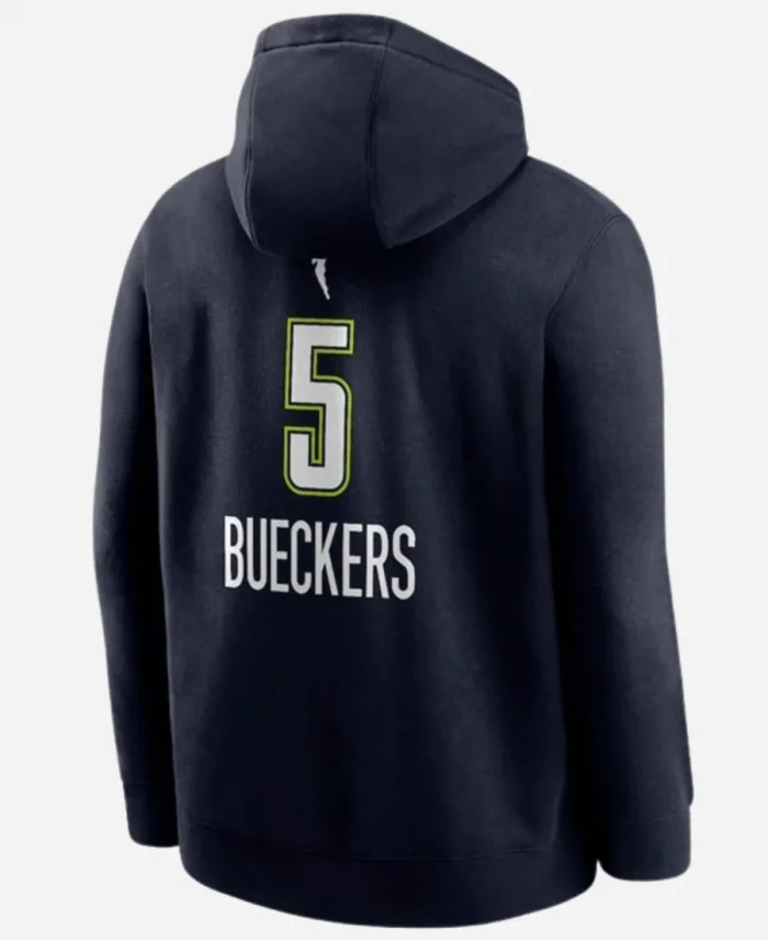 Nike Paige Bueckers Navy Dallas Wings 2025 WNBA Draft Explorer Blue Pullover Hoodie