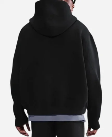 Nike Tech Fleece Black Pullover Hoodie For Sale