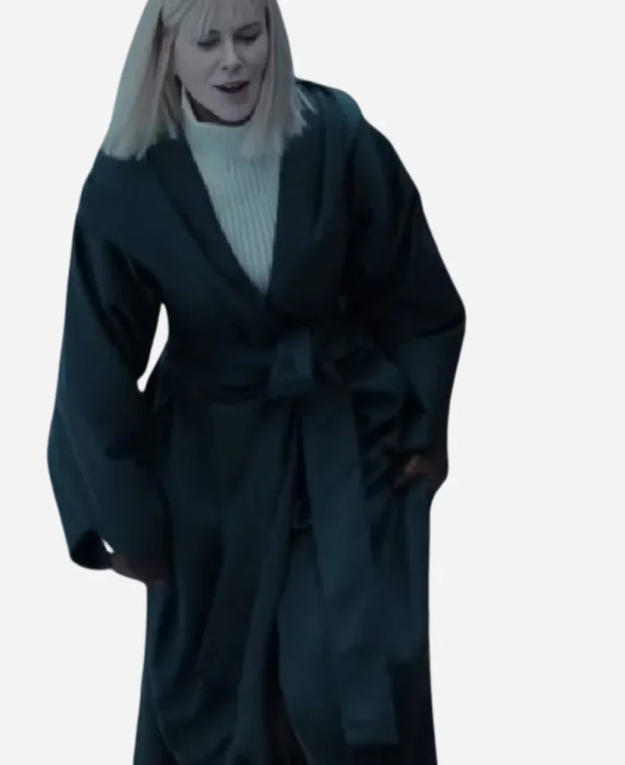 Nine Perfect Strangers Nicole Kidman Green Hooded Coat