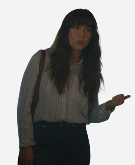 Nonnas Linda Cardellini Striped Shirt