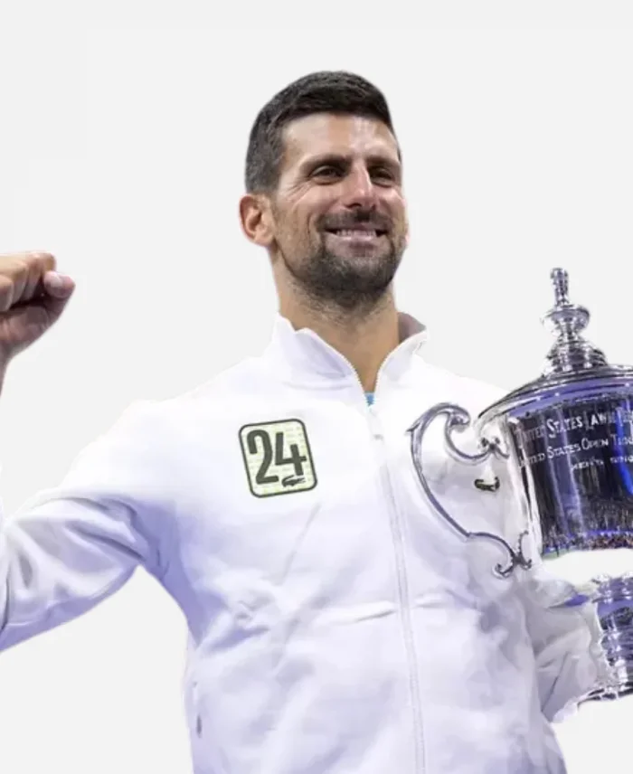 Novak Djokovic 24 White Jacket