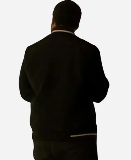 O’Shea Jackson Jr. Movie Den of Thieves Donnie Wilson Black Bomber Jacket