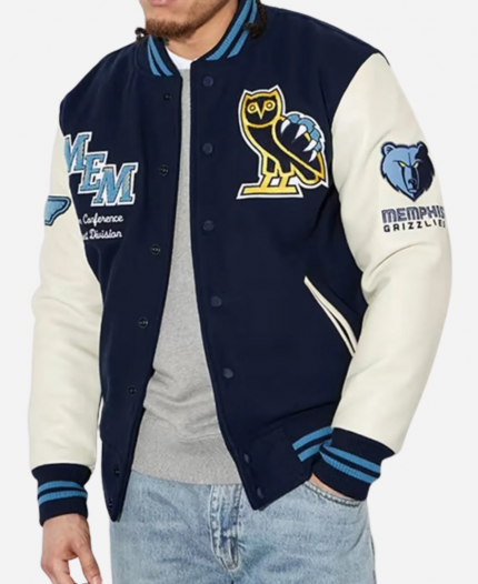 OVO Memphis Grizzlies Varsity Jacket