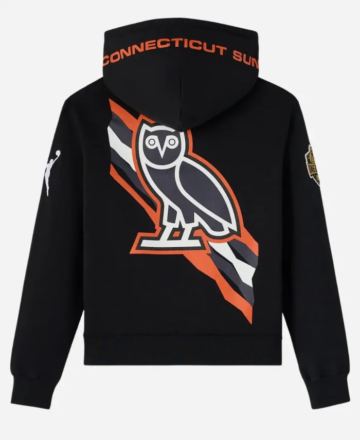 OVO WNBA Connecticut Sun Black Hoodie