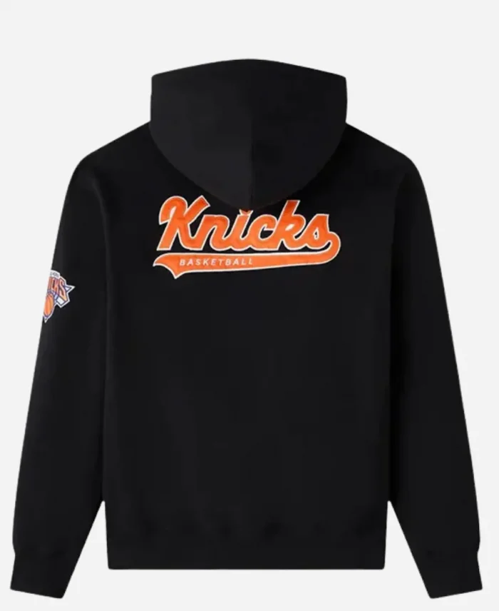 OVO X NBA Knicks Black Pullover Hoodie For Sale