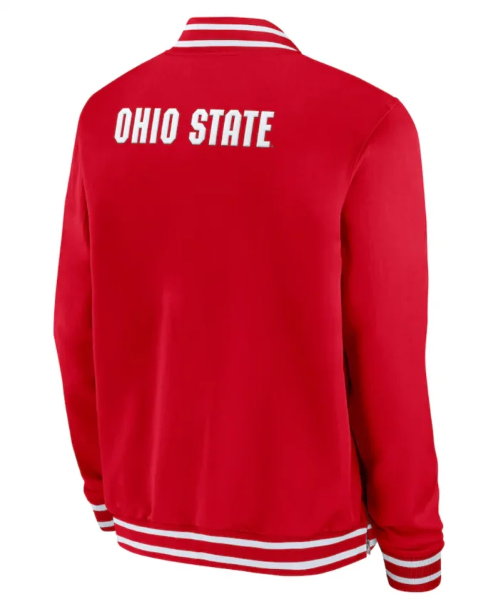 Ohio State Buckeyes 2025 Red Bomber Jacket