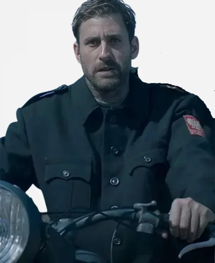Oliver Jackson Cohen Movie The World Will Tremble 2025 Solomon Black Wool Jacket