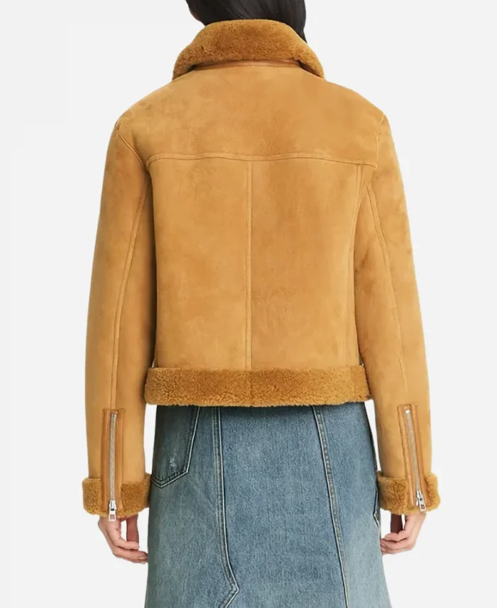 Olivia Ponton Brown Suede Jacket