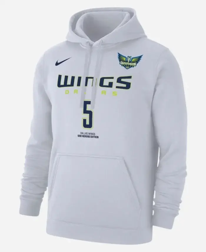 Paige Bueckers Dallas Wings White Hoodie