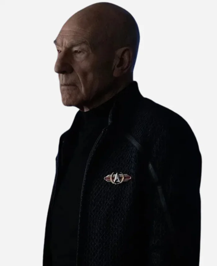 Patrick Stewart Star Trek Picard S03 Black Jacket