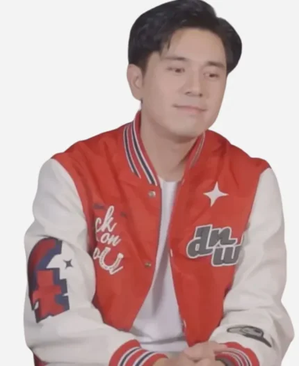 Paulo Avelino Movie My Love Will Make You Disappear 2025 jolo Red Varsity Bomber Jacket