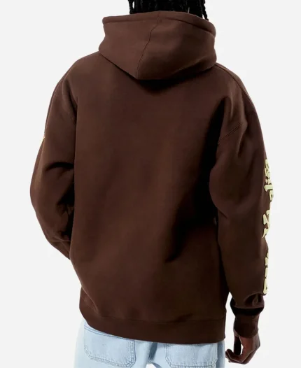 Peace And Love Blue Pullover Hoodie For Unisex