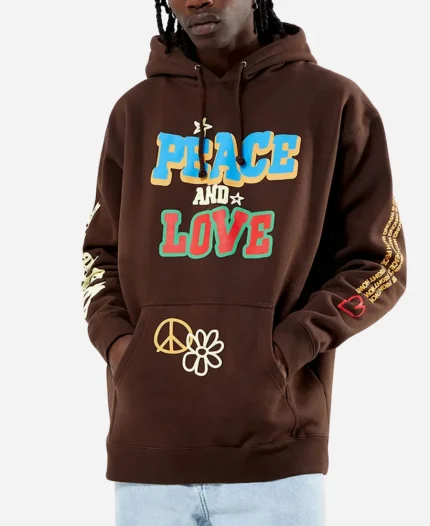 Peace And Love Hoodie