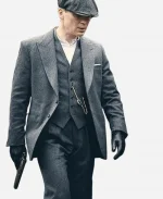 Peaky Blinders Thomas Shelby Grey Three Piece Suit